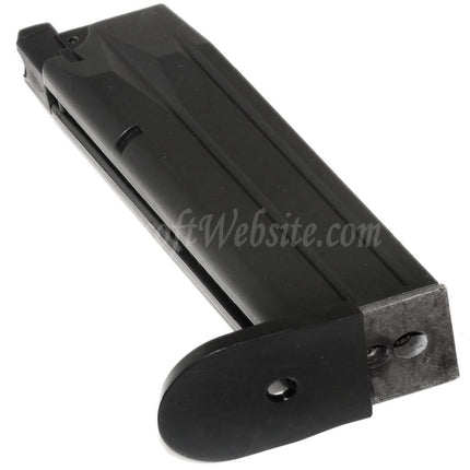 Airsoft Website 21rd Gas Magazine for WE (WE-TECH) Bulldog Tokyo Marui PX4 GBB Pistols Airsoft Black
