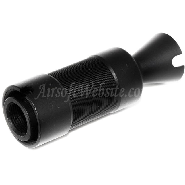 CYMA AK74U Metal Flash Hider For -14mm CCW Counter-Clockwise Thread Barrel Rifles Airsoft Black