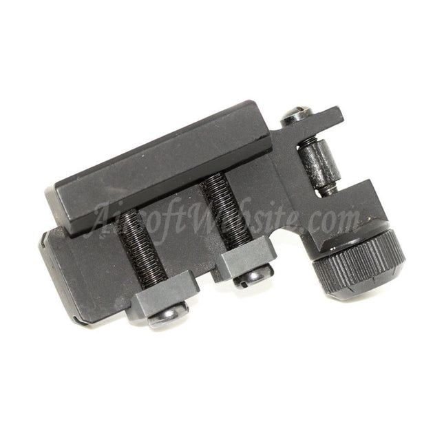 D-BOYS PDW Flip-Up Rear Sight Base For 20mm Rail Rifles Airsoft