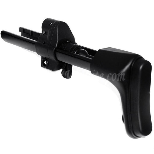 CYMA Retractable Stock For CYMA Classic Army ICS Tokyo Marui MP5 Series AEG Rifles Airsoft Black