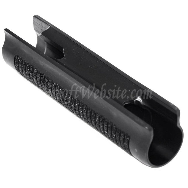 APS Police Style Stippling Shotguns Forend For CAM870 Shotguns Airsoft Black