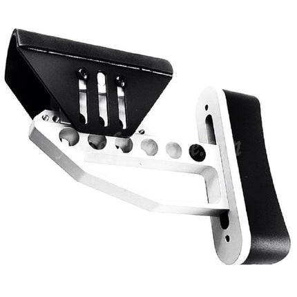 Airsoft Website Light Weight Adjustable Stock (Type 2) For M4 M16 Series AEG Rifles Black/Silver