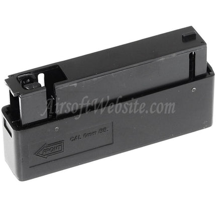 Airsoft Website 25rd Metal Magazine For WELL MB01 MB04 MB05 L96 G21 G22 Bolt Action Sniper Rifles Black