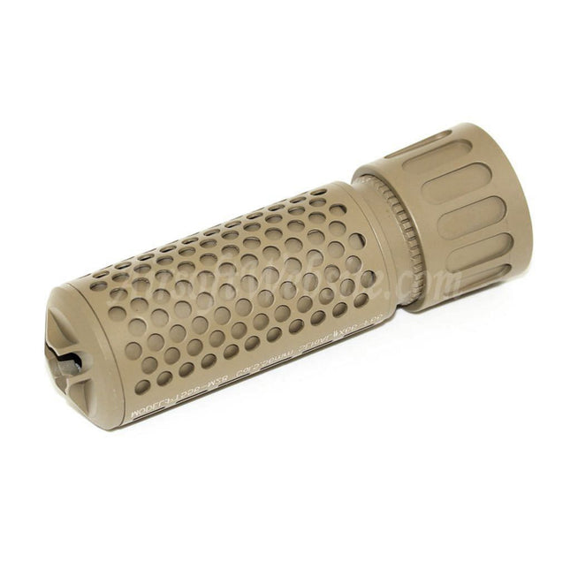 5KU 125mm 5" Inches KAC Style QDC/CQB Suppressor Silencer with Flash Hider For -14mm CCW Counter-Clockwise Thread Barrel Rifles Airsoft