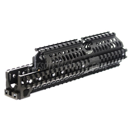Airsoft Website 260mm CNC Aluminum Zen Style Handguard Rail System For GHK LCT Tokyo Marui E&L CYMA AK Series AEG Rifles Black