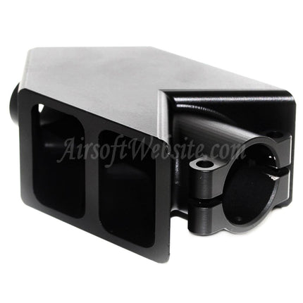 Airsoft Website CNC Aluminium Tank Muzzle Brake Flash Hider For Snow Wolf M82 Airsoft Black