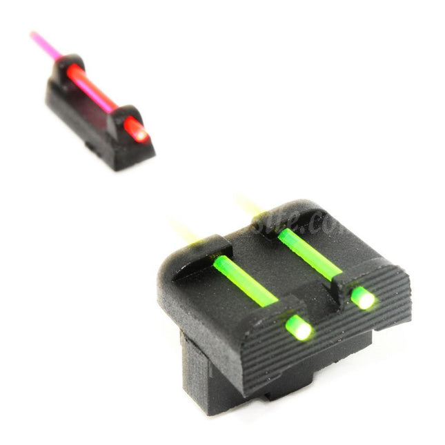 APS Fiber Optic Front & Rear Sight For APS ACP606 GBB Pistols Airsoft