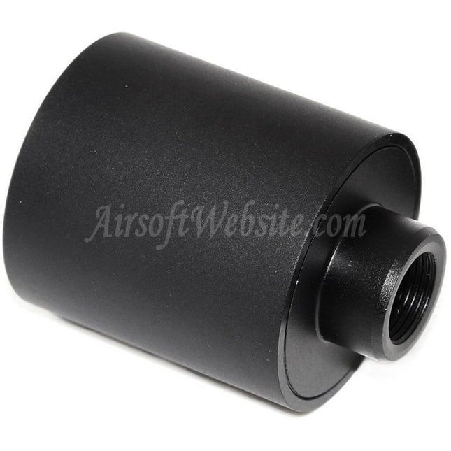 Airsoft Website 48mm/55mm Metal Muzzle Brake Flash Hider For -14mm CCW Counter-Clockwise Thread Barrel Rifles Airsoft Black