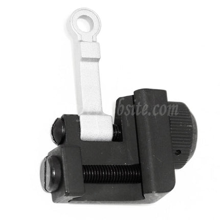 Airsoft Website KAC Style 300M Metal Flip-Up Rear Sight For MK18 MOD-1 M4 M16 AEG Rifles Black/Silver