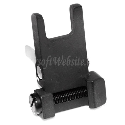 Airsoft Website KAC Style 300M Metal Flip-Up Front Sight For MK18 MOD-1 M4 M16 AEG Rifles Black/Silver