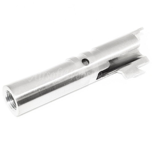 Airsoft Website 85mm/89mm Outer Barrel -12mm CCW Counter-Clockwise For ARMY ARMAMENT R45 Detonics .45 Series GBB Pistols Silver