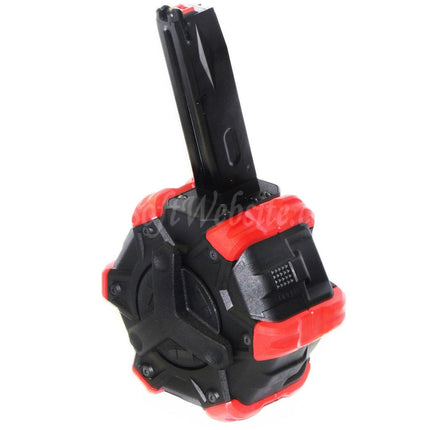 Armorer Works AW Custom 350rd Gas Adaptive Drum Magazine for AW MB Series / KJW / WE (WE-TECH) / Tokyo Marui M9 M92 GBB Pistols Airsoft