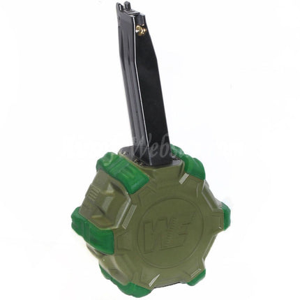 WE (WE-TECH) 350rd Gas Drum Magazine for Hi-Capa GBB Pistols Airsoft