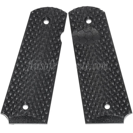 Armorer Works AW HEX Grip Cover For DOUBLE BELL ARMY AW WE KJ Tokyo Marui M1911 M.E.U SERIES 70 M45A1 WARRIOR GBB Pistols Airsoft