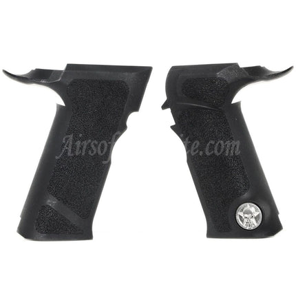 WE (WE-TECH) Plastic Grip Cover For WE P226 P-Virus Series GBB Pistols Airsoft Black