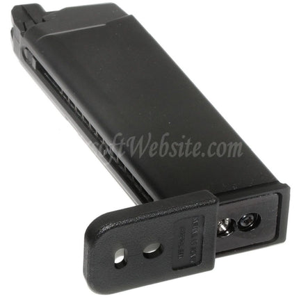 WE (WE-TECH) 23rd MOS Gas Magazine for Optic Ready Slide Version EMG SAI BLU COMPACT WE AW VX9 G19 Series GBB Pistols Airsoft Black
