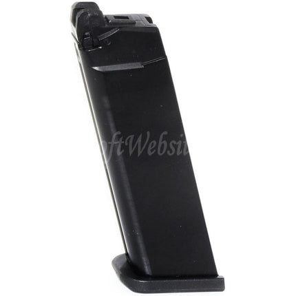 WE (WE-TECH) 25rd Gas Magazine for G17 Gen5 G18C G34 G35 G-Series GBB Pistols Airsoft Black