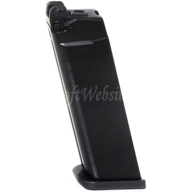 WE (WE-TECH) 25rd Gas Magazine for G17 Gen5 G18C G34 G35 G-Series GBB Pistols Airsoft Black