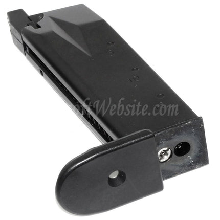 WE (WE-TECH) 23rd Gas Magazine for STANDARD and COMPACT P99 Series GBB Pistols Airsoft Black