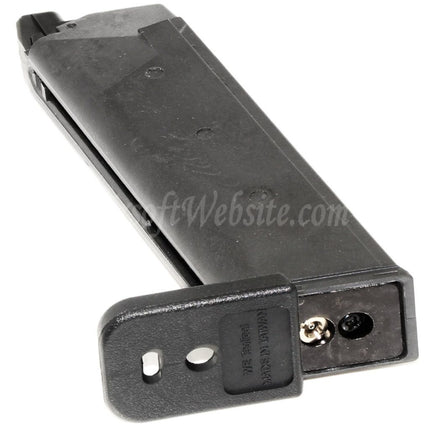 WE (WE-TECH) 25rd Polymer Gas Magazine for Stark Arms S17 S18 S19 G17 G18C G34 G35 G-Series GBB Pistols Airsoft Black