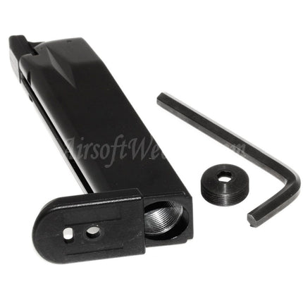 WE (WE-TECH) 26rd Co2 Magazine for Air Venturi Springfield Armory WE XDM Series GBB Pistols Airsoft Black