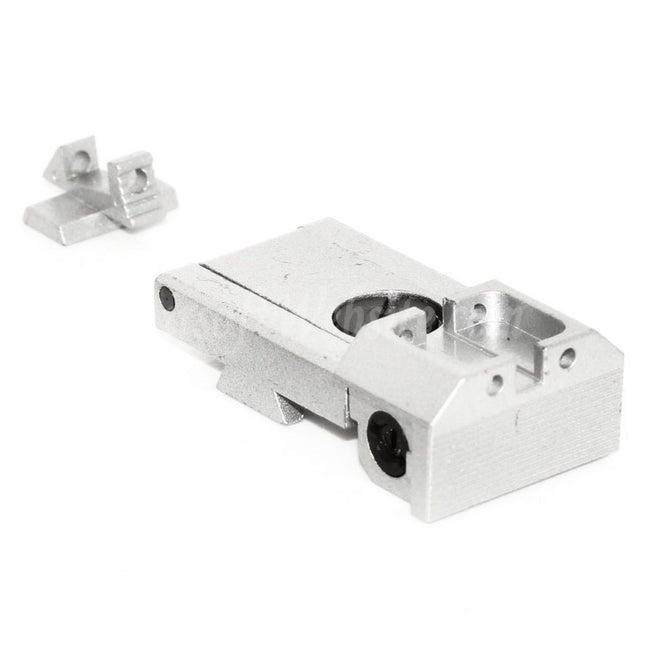 KF Airsoft CNC Steel Front Rear Sight Set For KJ AW WE Tokyo Marui Hi-Capa Series GBB Pistols