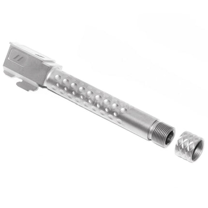 PTS Licensed ZEV Outer Barrel & Laylax Nine Ball 6.00mm Inner Barrel Set for ISSC M22 EMG SAI BLU Lonewolf ZEV G&P P80 AW WE Tokyo Marui G17 Series GBB Pistols Airsoft