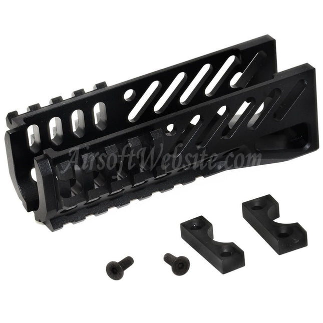 5KU CNC 119mm B-11 Classic Lower Handguard Rail System For D-Boys LCT GHK Tokyo Marui AKS-74U Series AEG GBB Rifles Airsoft
