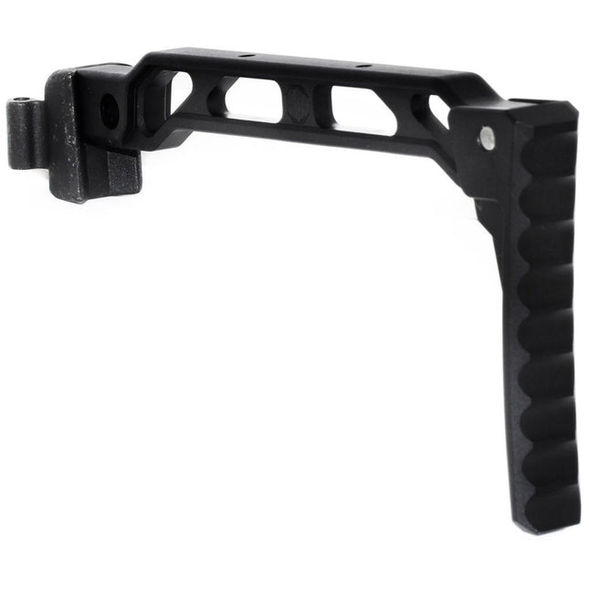 5KU 198mm AB-8R Style With Folding Buttplate Stock For D-Boys GHK LCT CYMA AK Series Rifles Airsoft Black