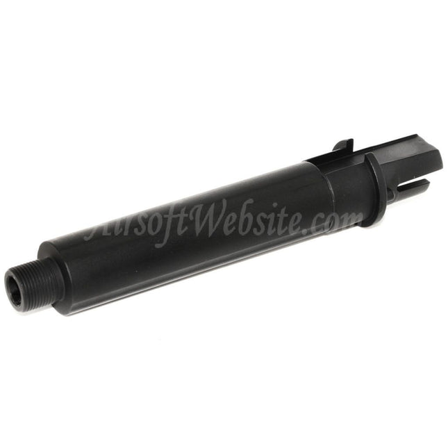APS 5.375"/5.875" Stubby Outer Barrel -14mm CCW Counter-Clockwise Thread For APS ASR Series M4 M16 AEG Rifles Airsoft Black