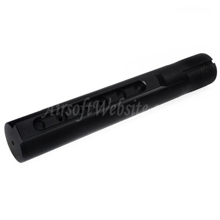 Guns Modify GM CNC Aluminum 6-Positions Stock Buffer Tube For Tokyo Marui M4 MWS Series GBB Rifles Airsoft Black