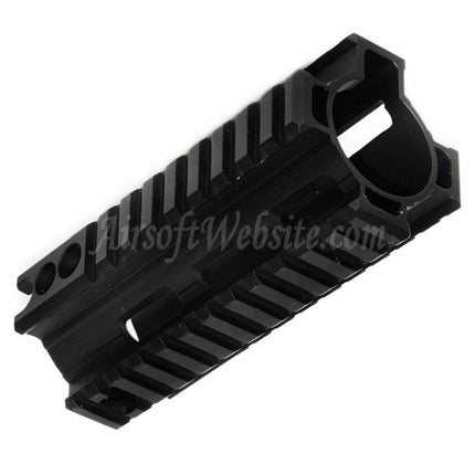 Airsoft Website CNC Aluminum 125mm 4-Sides Rail Handguard Rail System For Double Bell BY-805 VFC WE-Tech Tokyo Marui SCAR Series AEG GBB Rifles