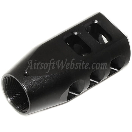 Golden Eagle 65mm Metal Flash Hider 3202 for JG Golden Eagle 3201 3202 3203 M200 Series Nemesis Vanquish LMR Bolt Action Rifles Airsoft