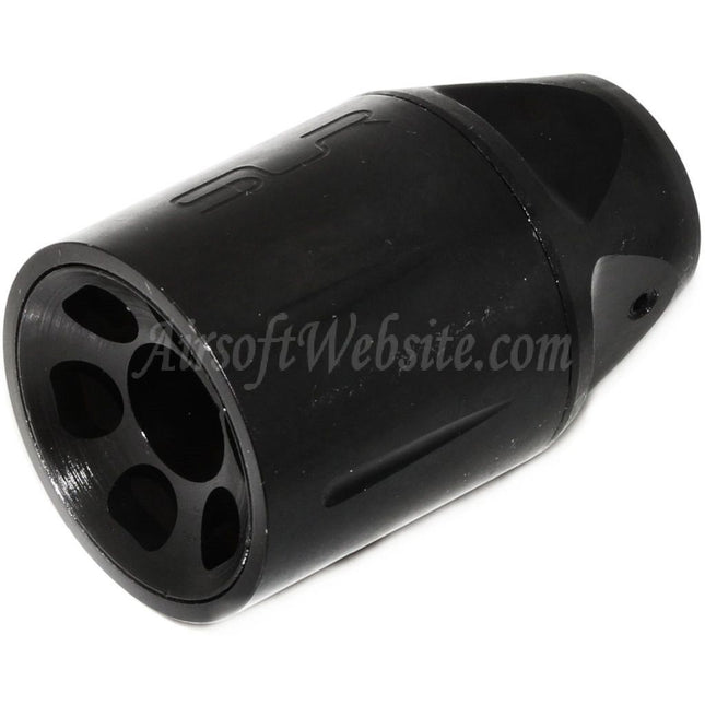 5KU 51mm SLR Style Flash Hider For -14mm CCW Counter-Clockwise Thread Barrel Rifles Airsoft Black