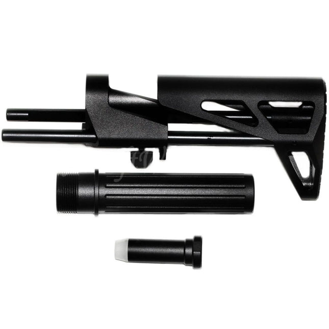 5KU 5-Position MDX Retractable CQB Stock For VFC GHK WA M4 Series GBB Rifles Airsoft Black