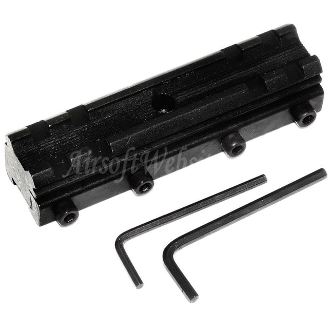 CYMA 20mm Riser Scope Mount Base For 12mm Dovetail Mount Black