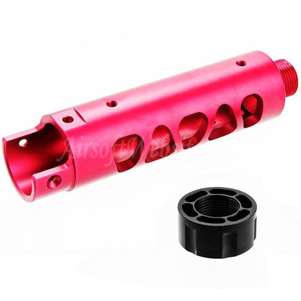 Narcos Airsoft CNC Aluminum Front Barrel Kit (Type 3) For Action Army AAP01 Series GBB Pistols