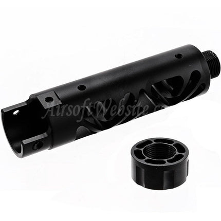 Narcos Airsoft CNC Aluminum Front Barrel Kit (Type 6) For Action Army AAP01 Series GBB Pistols