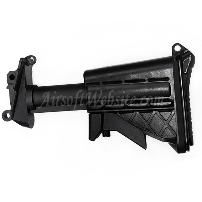 VFC Collapsible Stock Kit For VFC MK48 MOD1 AEG Machine Gun Rifles Airsoft Black
