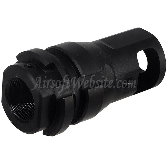PTS Dead Air KeyMicro Muzzle Brake Flash Hider For -14mm CCW Counter-Clockwise Thread Barrel Rifles Airsoft