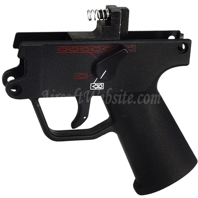 Airsoft Website Polymer Complete Lower Body Receiver Grip Frame For WELL G55 MP5K DOUBLE BELL 722 Maruzen System MP5K Series GBB SMG Rifles Black
