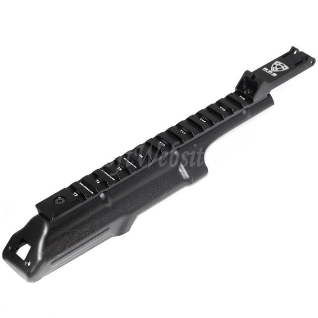 Couvercle de récepteur supérieur APS avec viseur arrière à rail tactique pour fusils AEG série APS AEK AK Airsoft noir
