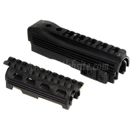 Système de rails de garde-main supérieur et inférieur CYMA pour fusils AEG série AK74 Airsoft Noir