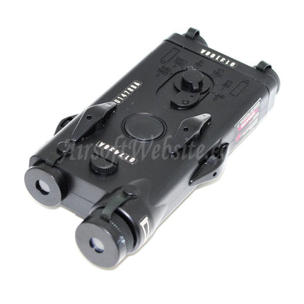 Boîtier de batterie D-BOYS PEQ 2 avec support RIS pour AEG Airsoft, noir