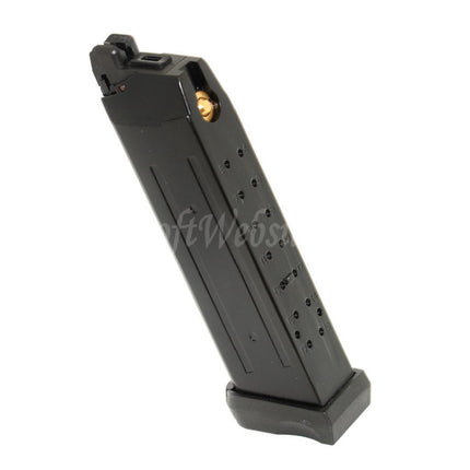 Chargeur APS 23rd Co2 pour G17 G18C ACP601 ACP606 A-CAP Z1-CAP Black Hornet Dragonfly Scorpion SHARK Spyder X1-CAP / Tokyo Marui / WE / Armorer Works GBB Pistols Airsoft