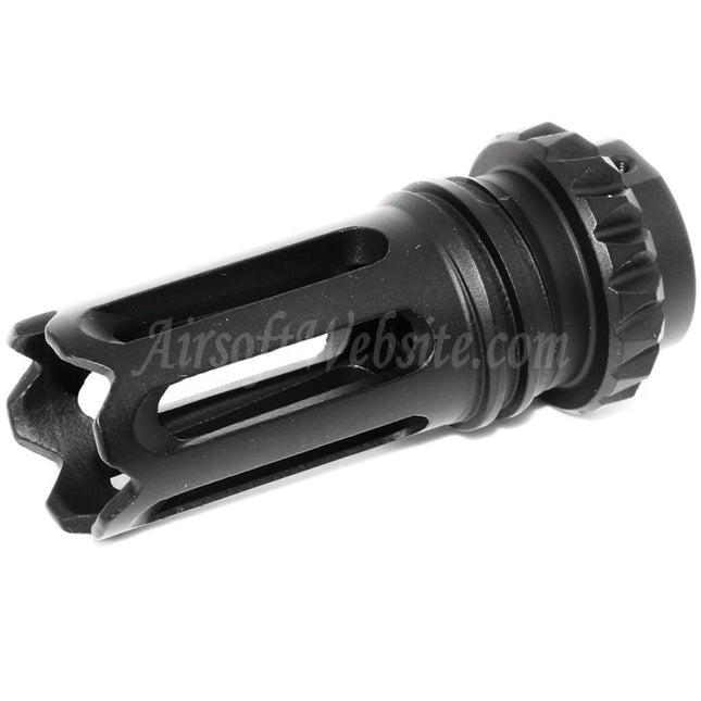 CYMA AAC/QD SCAR Typ Flash Hider Für -14mm CCW Gegen den Uhrzeigersinn Gewinde Lauf Gewehre Airsoft Schwarz
