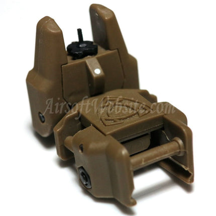 Viseur avant auxiliaire rabattable APS Rhino pour fusils AEG Airsoft