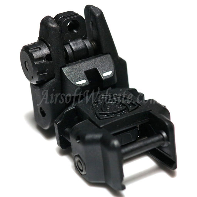 Mire arrière auxiliaire rabattable APS Rhino pour fusils AEG Airsoft