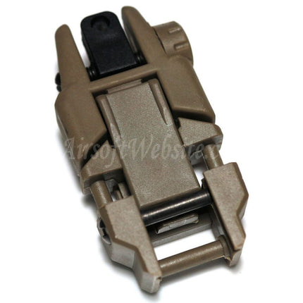 Mire arrière auxiliaire rabattable APS Rhino pour fusils AEG Airsoft