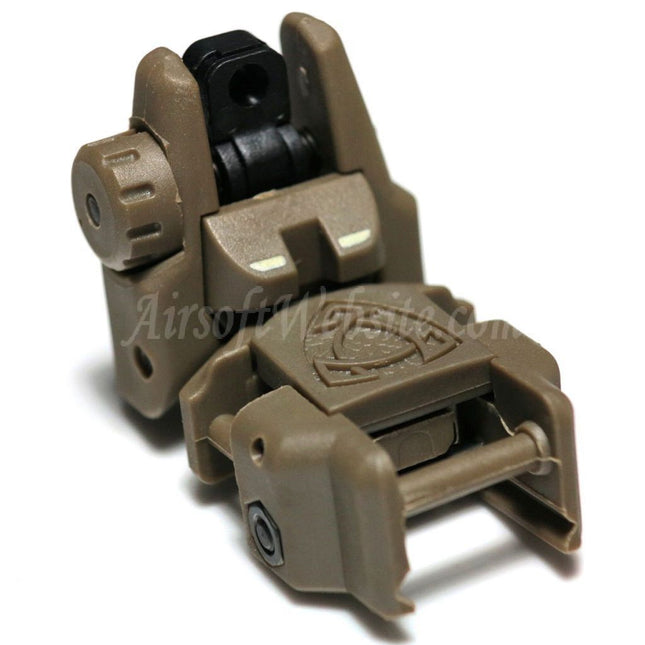 Mire arrière auxiliaire rabattable APS Rhino pour fusils AEG Airsoft